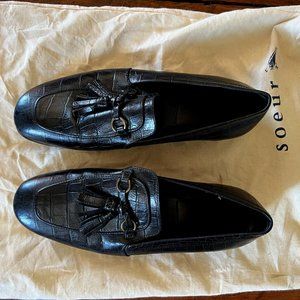 French Brand "Soeur" - Leather loafers size 38/ US7